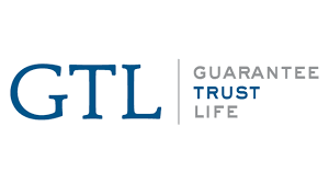 GTL logo representing Guarantee Trust Life, emphasizing trust and reliability in insurance services. Relevant to company branding and offerings.`